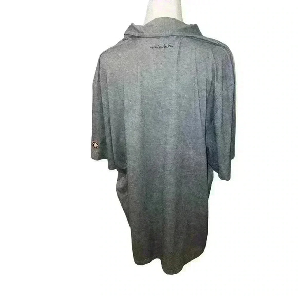 Travis Mathew Golf Shirt Mens XXL Performance Polo Gray 2XL - Picture 6 of 10